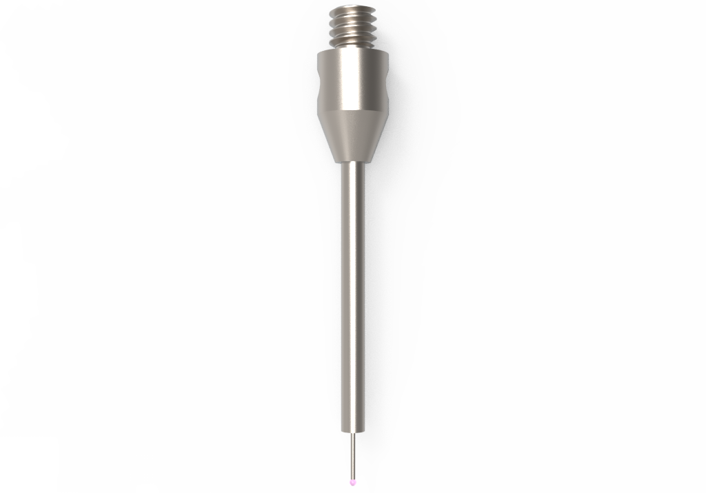 Straight Styli; base: stainless steel; stem: carbide; ball: ruby