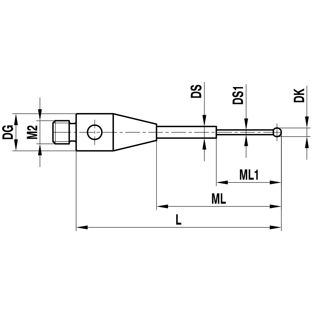 Drawing of product TH M2 010 03 018