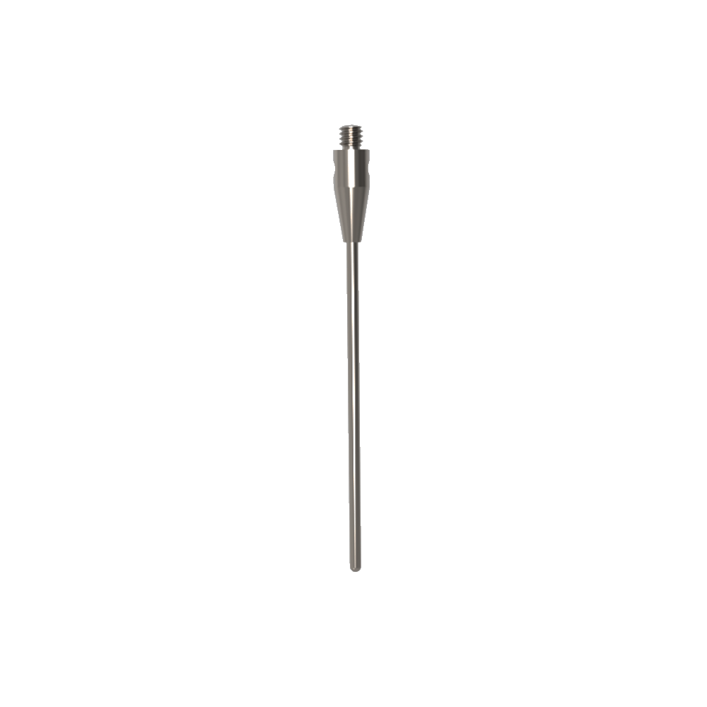 Cylinder Styli; base: stainless steel; stem: carbide; ball: carbide