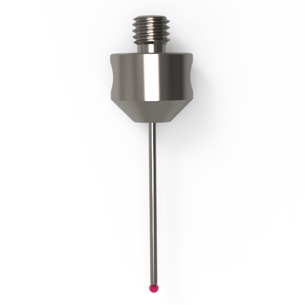 Straight Styli; base: stainless steel; stem: carbide; ball: ruby