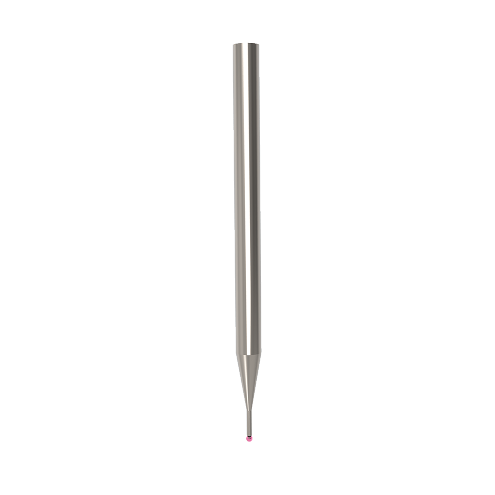 Straight Styli; stem: carbide; ball: ruby