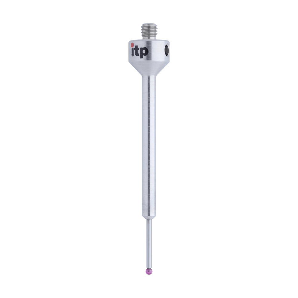 Straight Styli; base: stainless steel; stem: carbide; ball: ruby