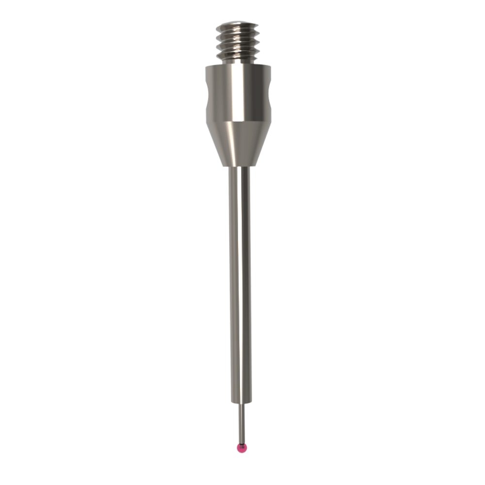 Straight Styli; base: stainless steel; stem: carbide; ball: ruby