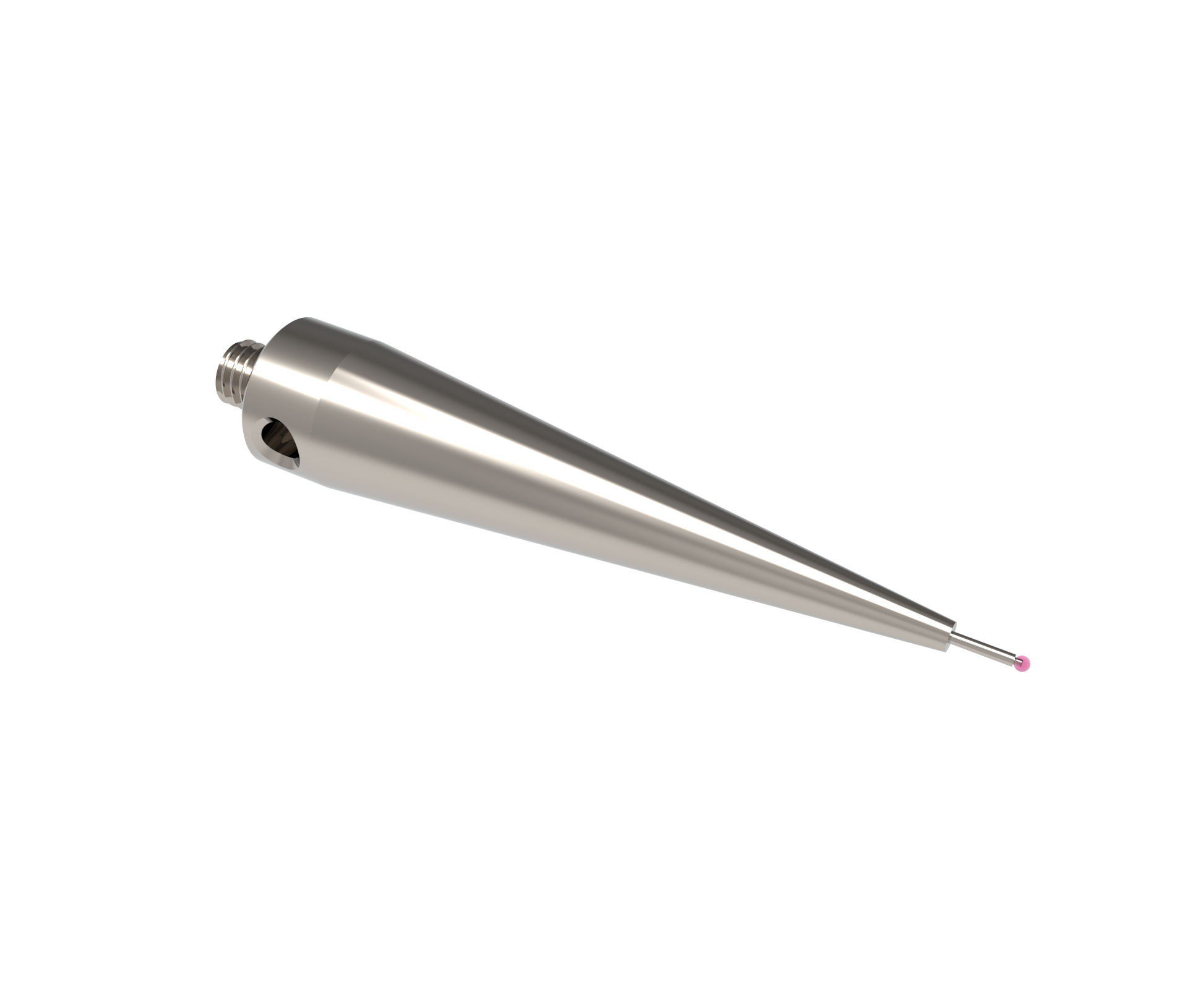 Straight Styli; base: titanium; stem: carbide; ball: ruby