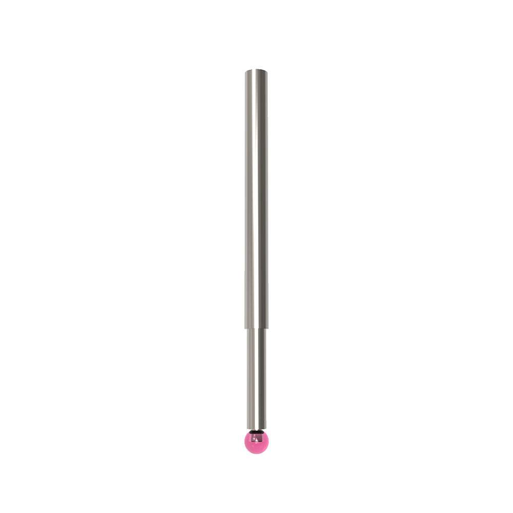 Straight Styli; stem: carbide; ball: ruby