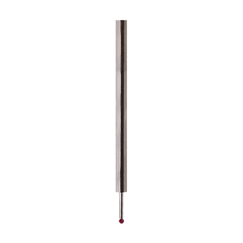 Straight Styli; stem: carbide; ball: ruby