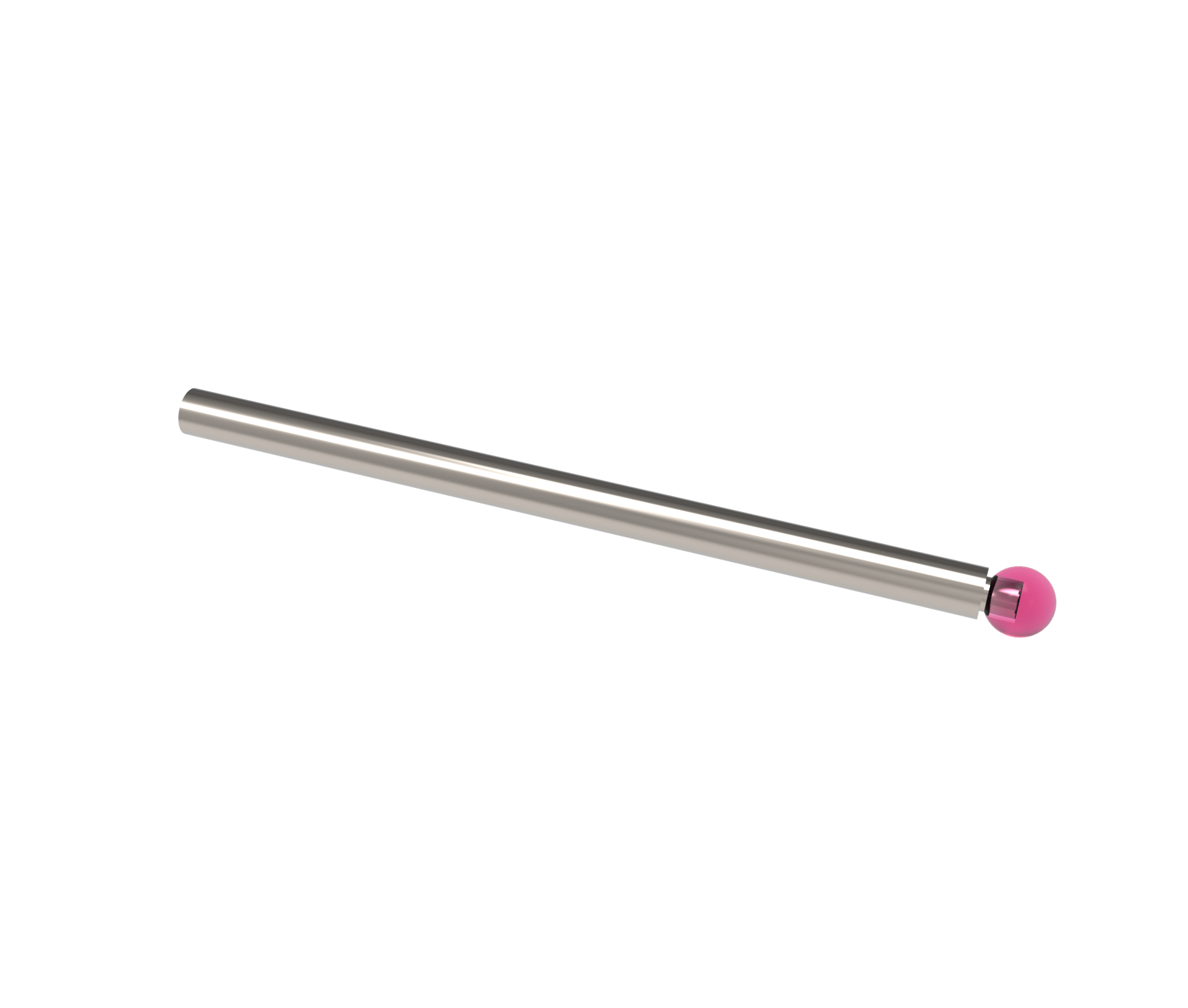 Straight Styli; stem: carbide; ball: ruby