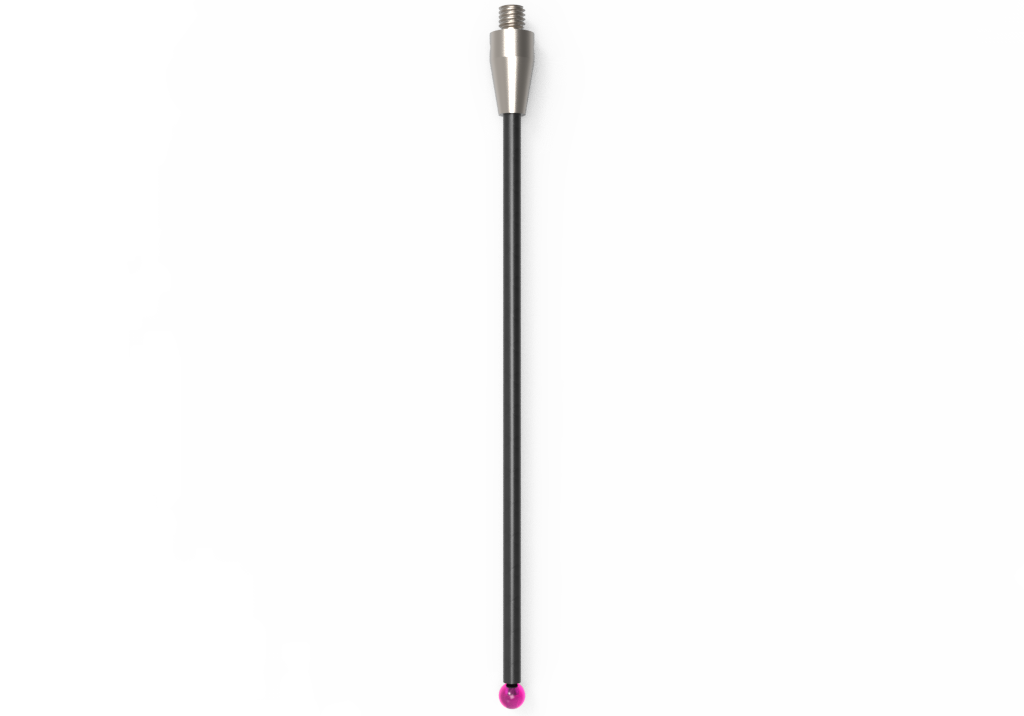 Straight Styli; base: titanium; stem: carbon fiber; ball: ruby