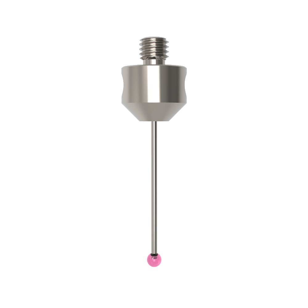 Straight Styli; base: stainless steel; stem: carbide; ball: ruby