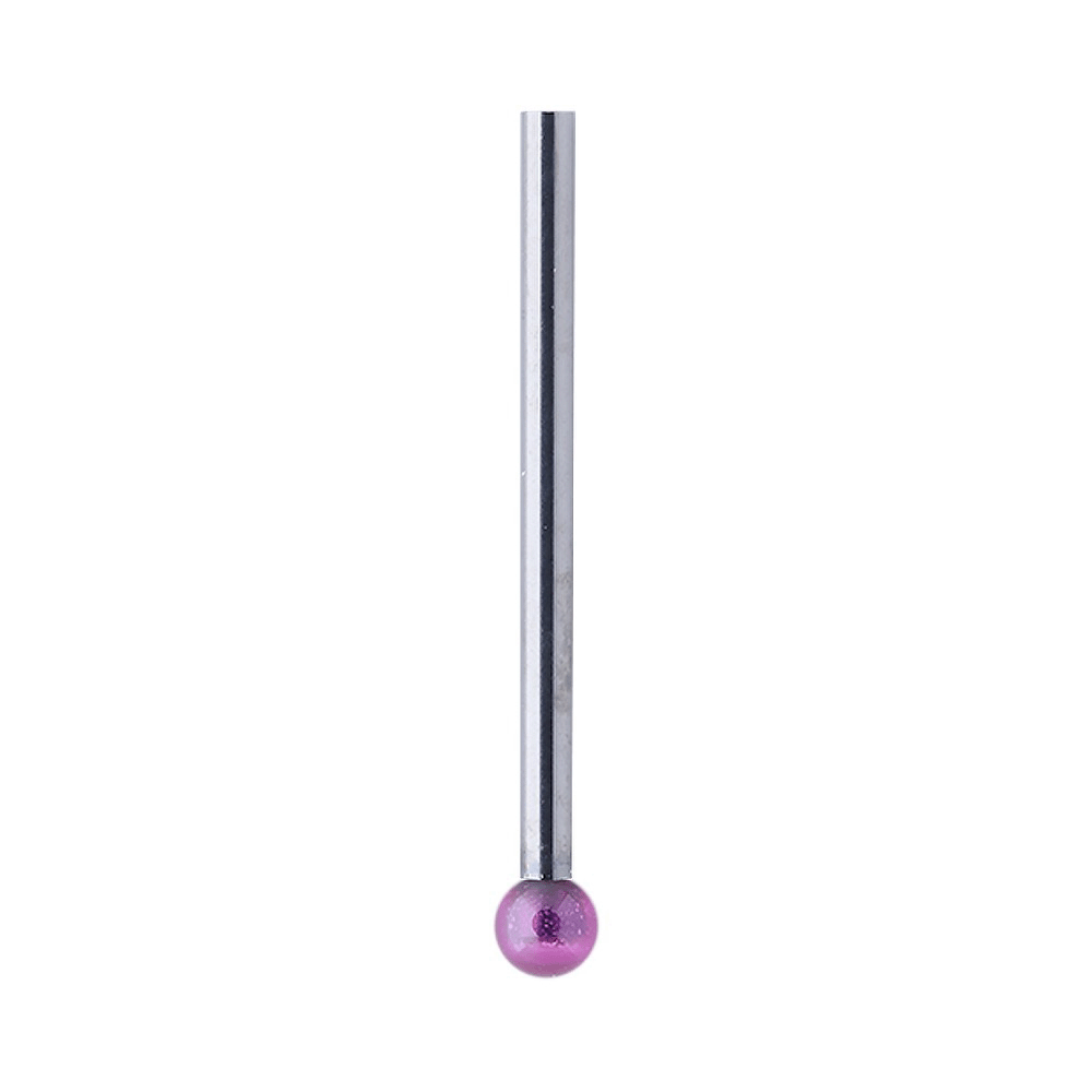 Straight Styli; stem: carbide; ball: ruby