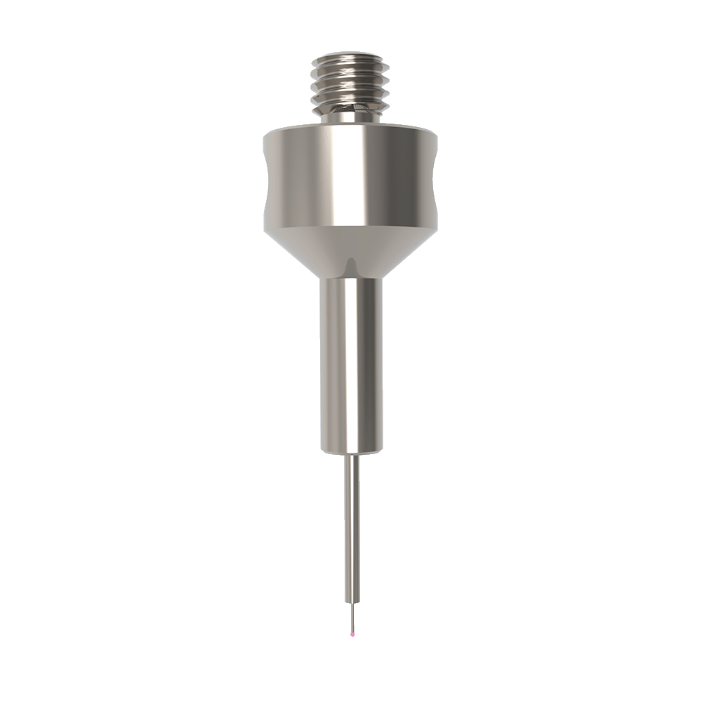 Straight Styli; base: stainless steel; stem: carbide; ball: ruby