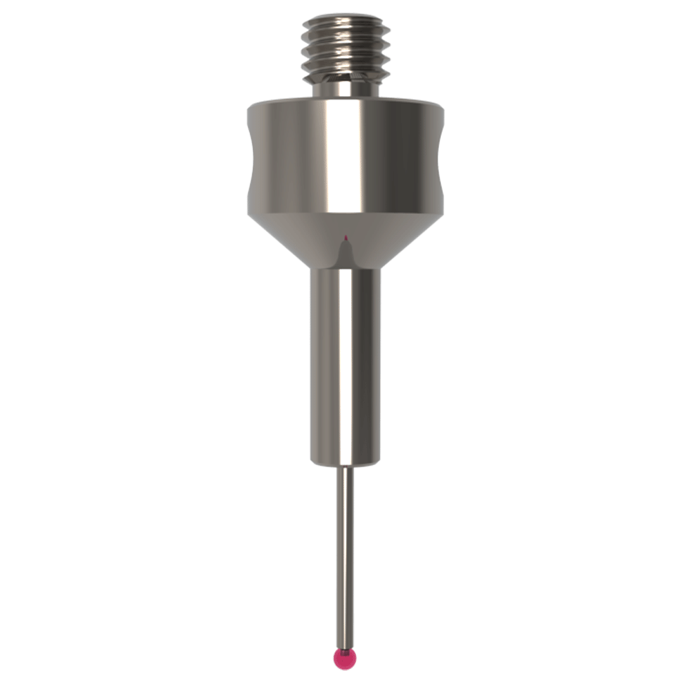 Straight Styli; base: stainless steel; stem: carbide; ball: ruby