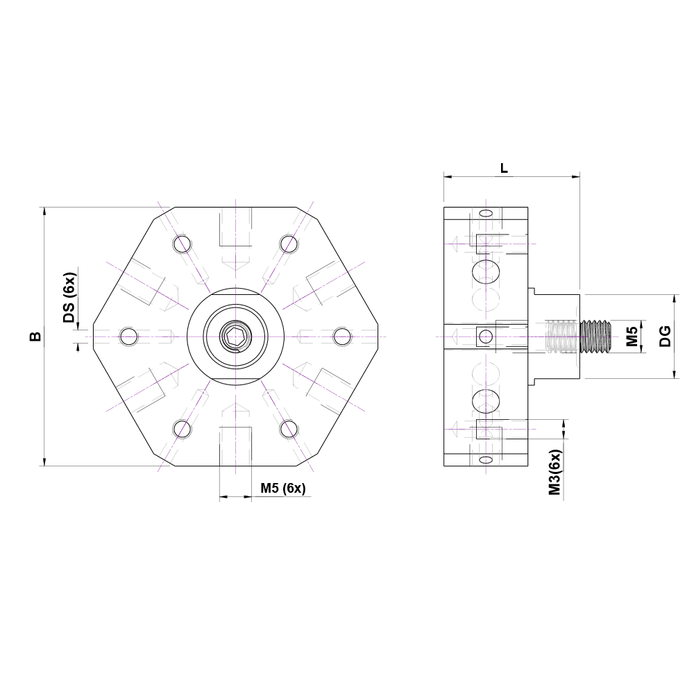 Drawing of product KH M5 L06 13 021