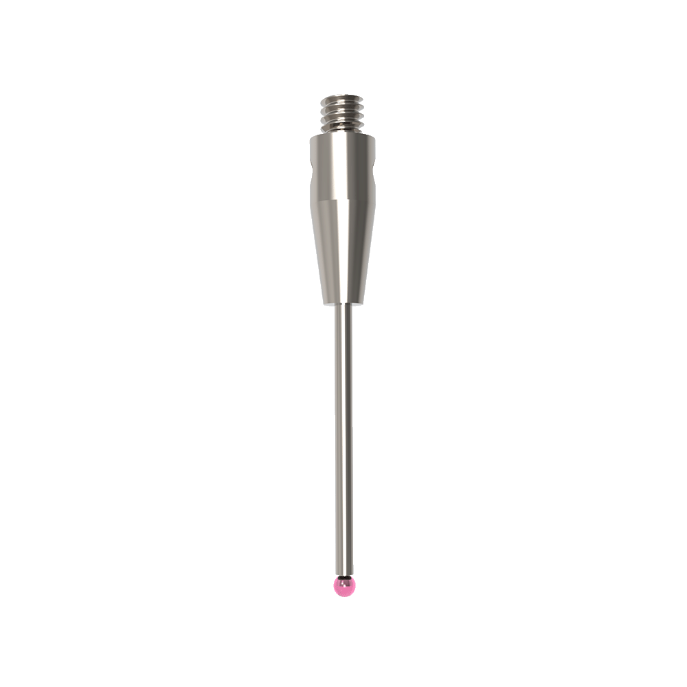 Straight Styli; base: stainless steel; stem: carbide; ball: ruby