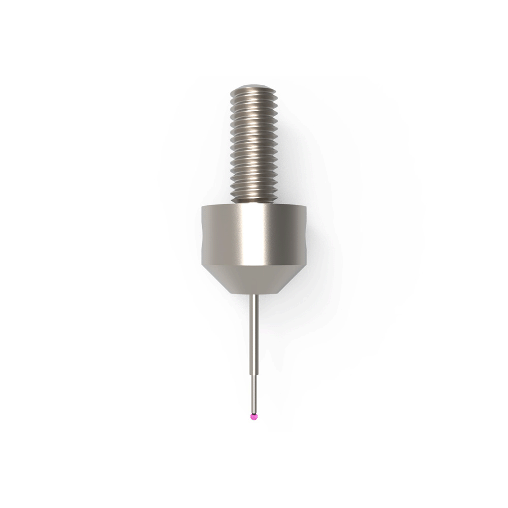Straight Styli; base: stainless steel; stem: carbide; ball: ruby