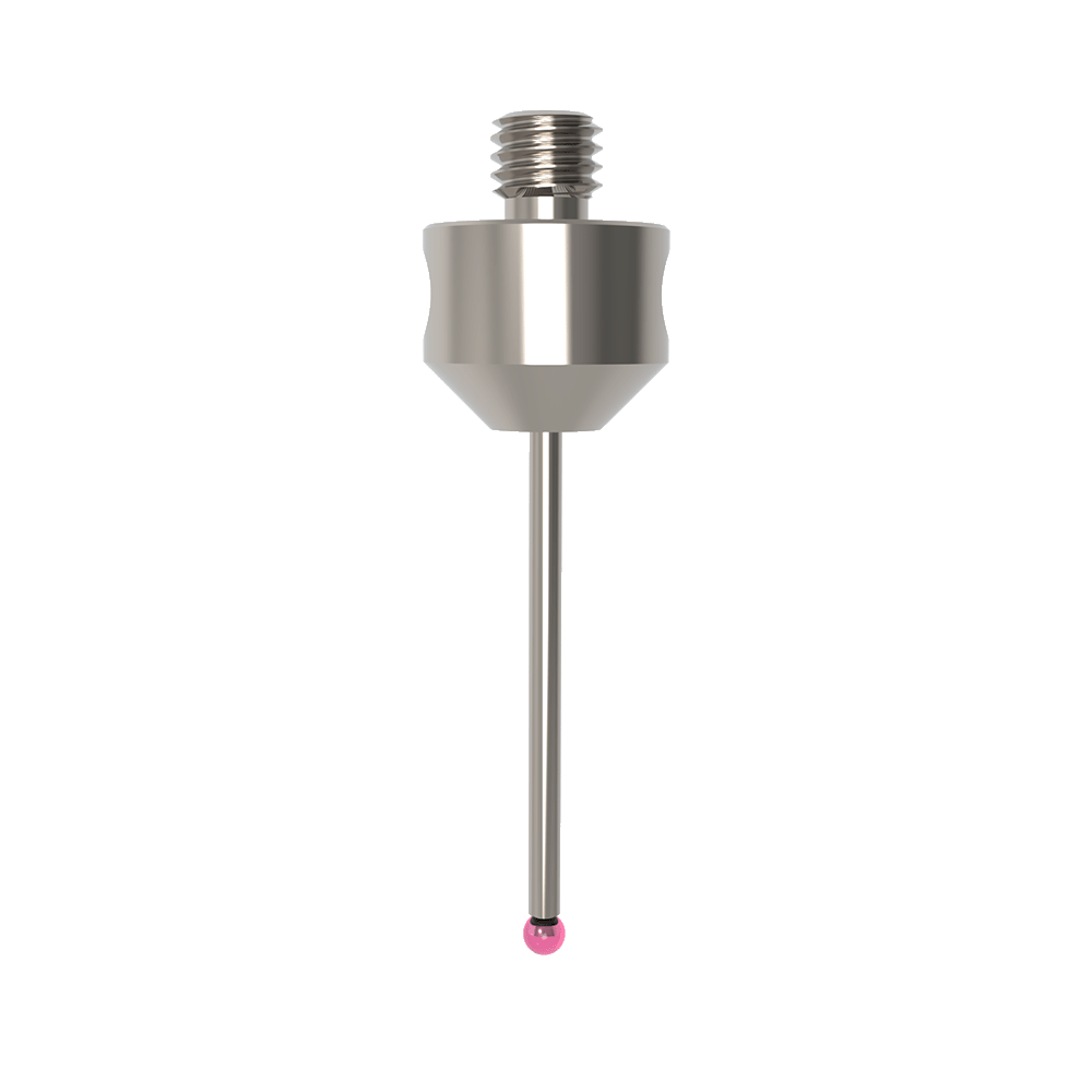 Straight Styli; base: stainless steel; stem: carbide; ball: ruby