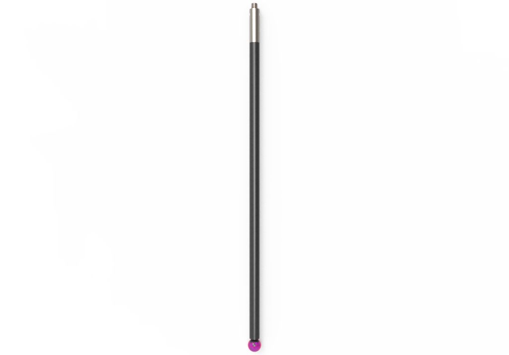 Straight Styli; base: stainless steel; stem: carbon fiber; ball: ruby