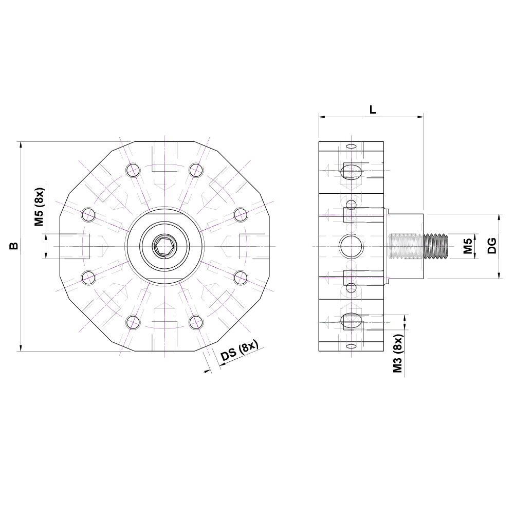 Drawing of product KH M5 L08 13 021