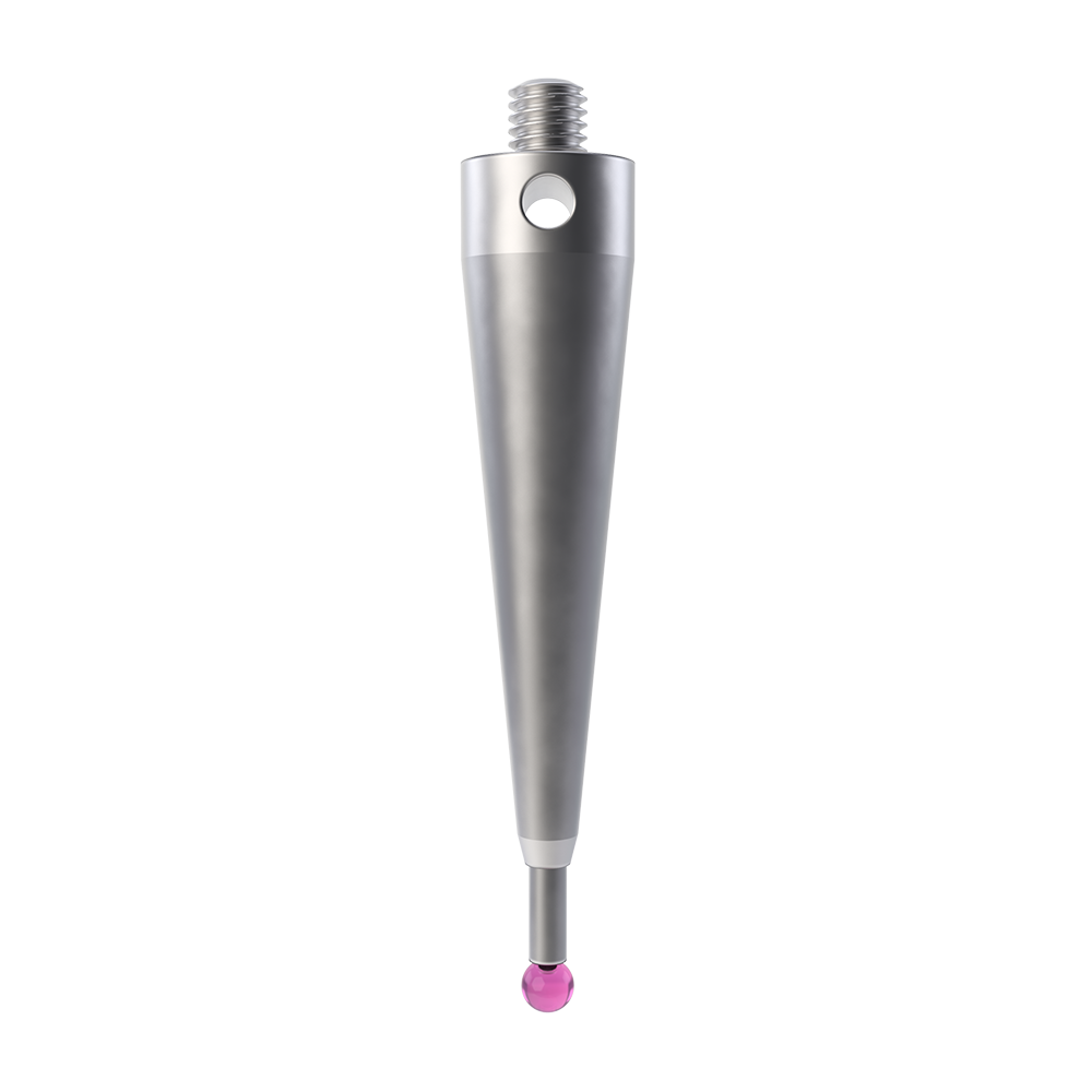Straight Styli; base: titanium; stem: carbide; ball: ruby