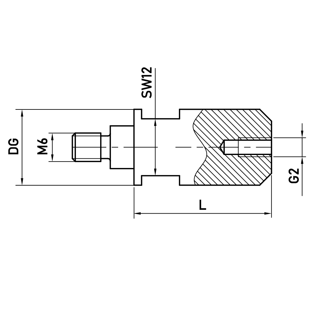 Drawing of product RI M6 500 16 029