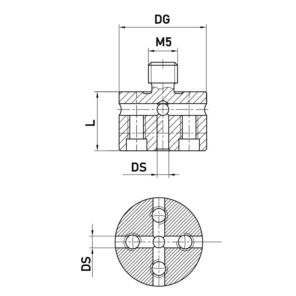 Drawing of product KH M5 000 15 020
