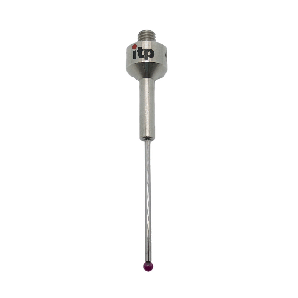 Straight Styli; base: stainless steel; stem: carbide; ball: ruby