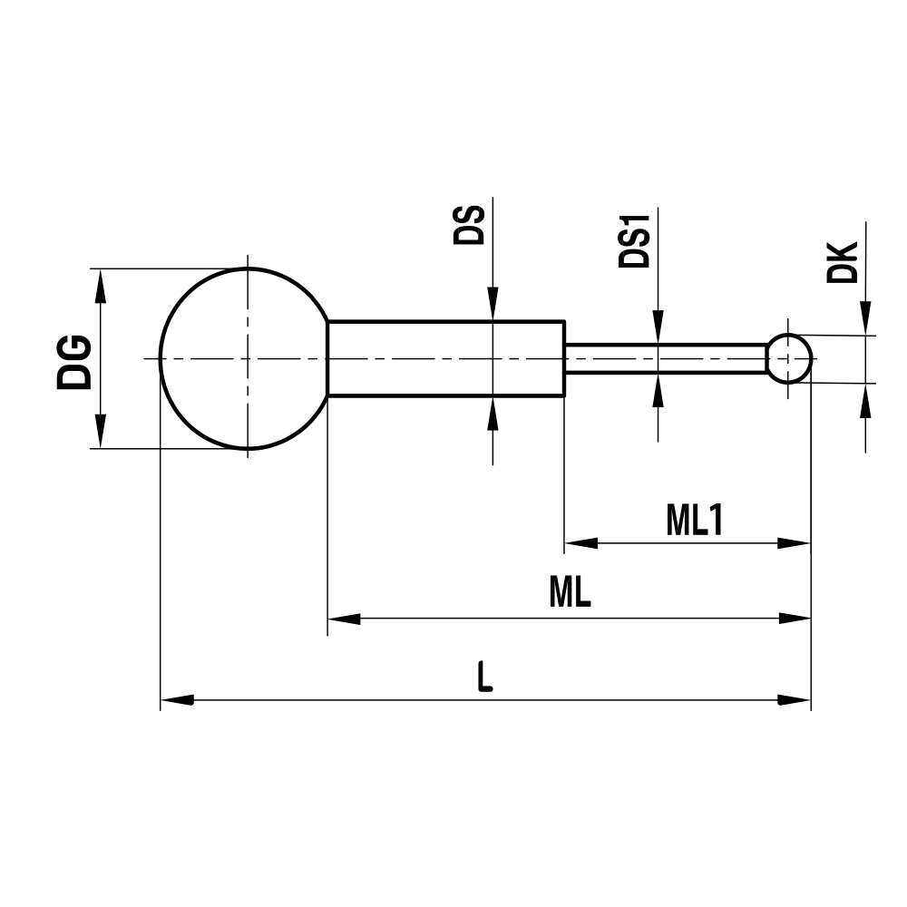 Drawing of product KK M5 010 10 017