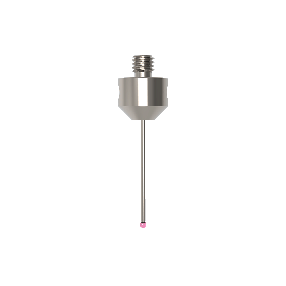 Straight Styli; base: stainless steel; stem: carbide; ball: ruby