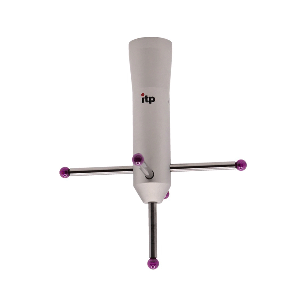 Star Styli ; base: aluminium; stem: carbide; ball: ruby