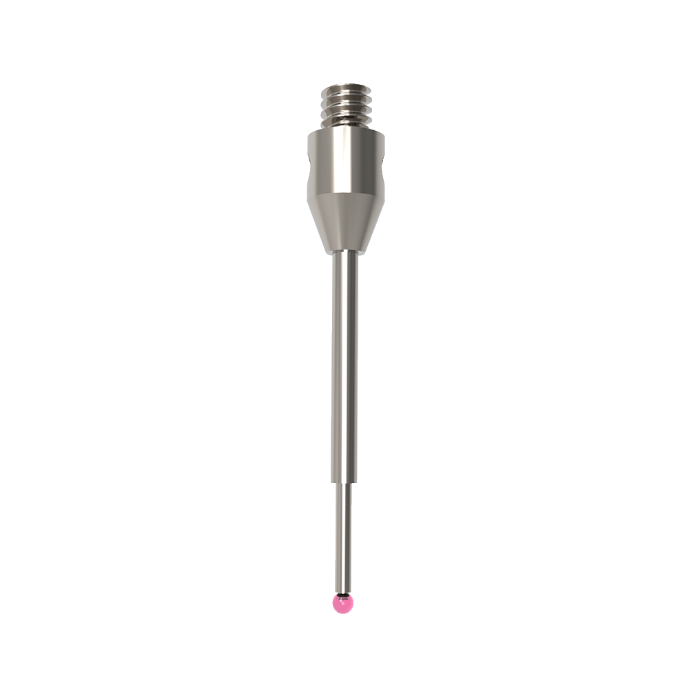 Straight Styli; base: stainless steel; stem: carbide; ball: ruby