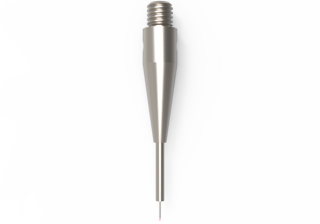 Straight Styli; base: stainless steel; stem: carbide; ball: ruby