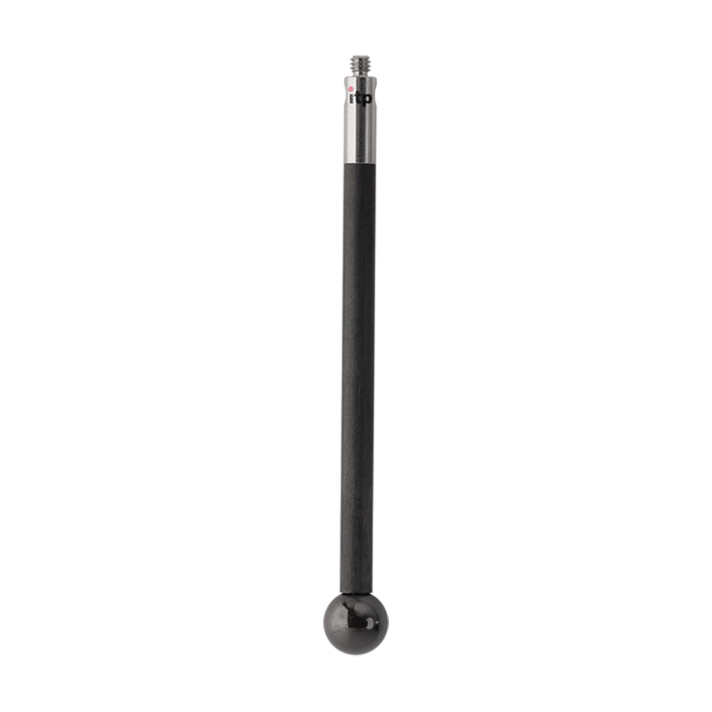 Straight Styli; base: stainless steel; stem: carbon fiber; ball: silicon nitride