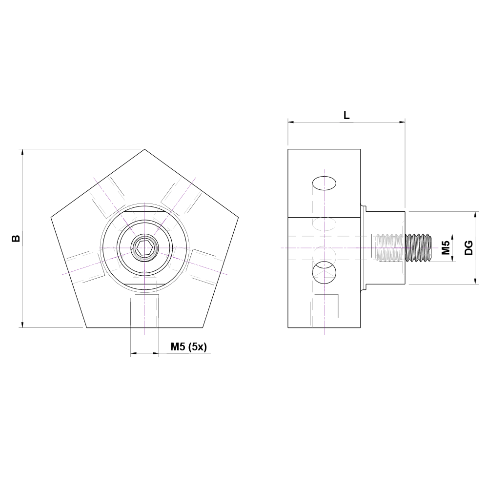 Drawing of product KH M5 L05 13 021
