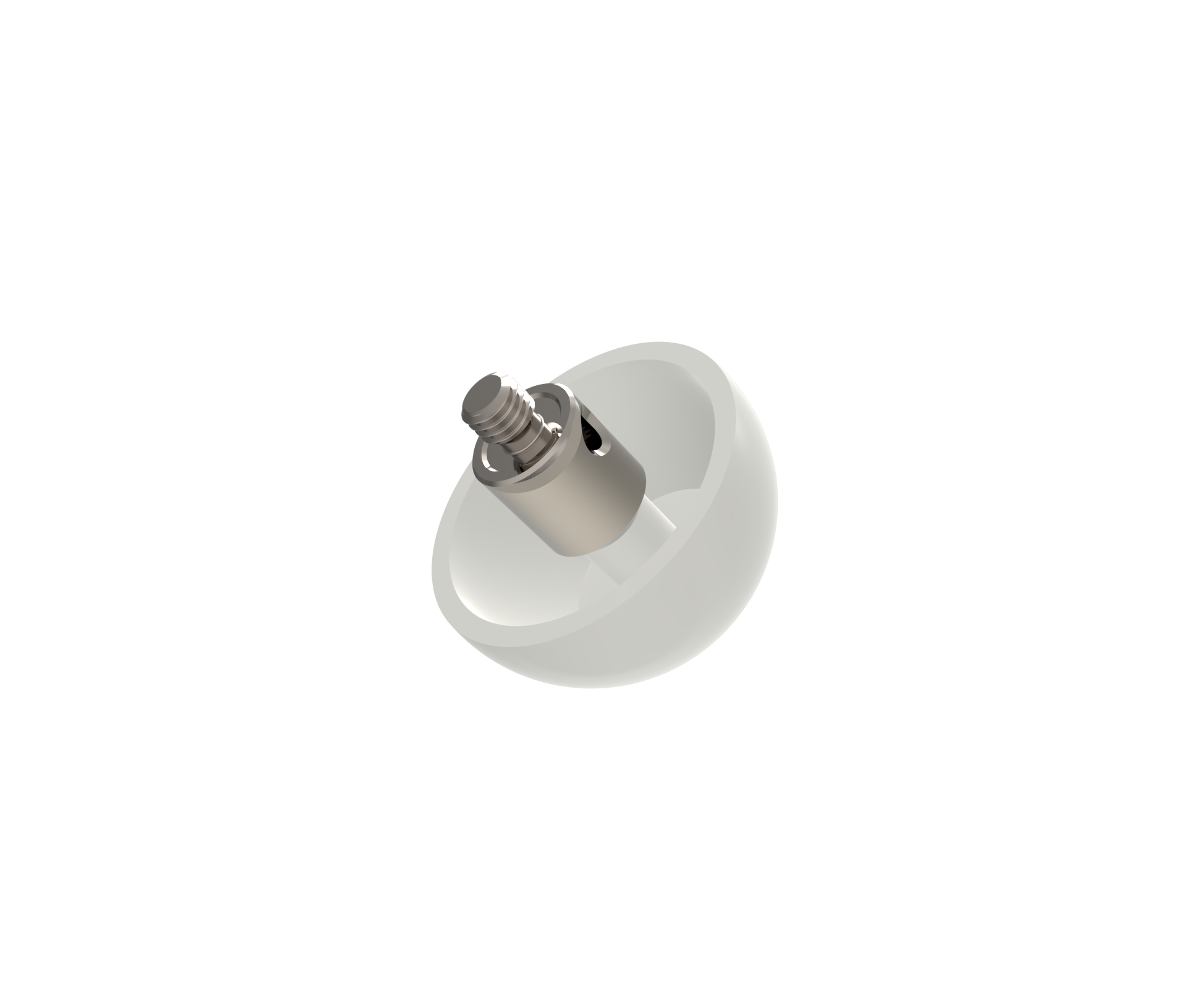 Hemispherical Styli; base: stainless steel;  ball: ceramic