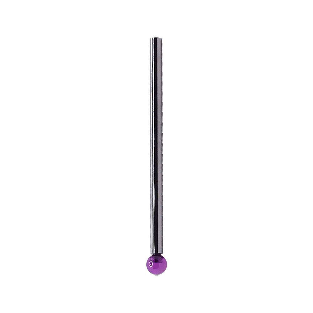 Straight Styli; stem: carbide; ball: ruby
