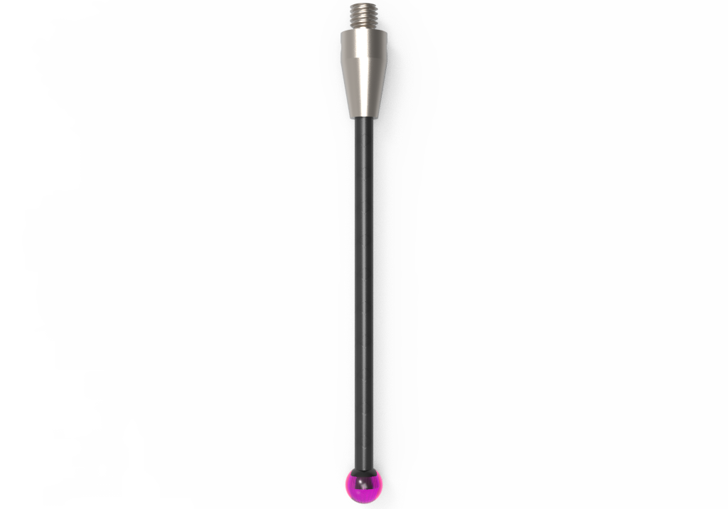 Straight Styli; base: titanium; stem: carbon fiber; ball: ruby