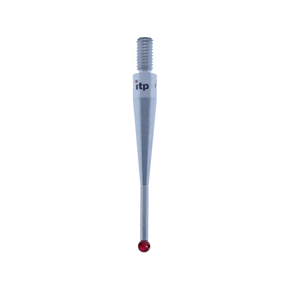 Straight Styli / Star Styli; base: stainless steel; stem: stainless steel; ball: ruby