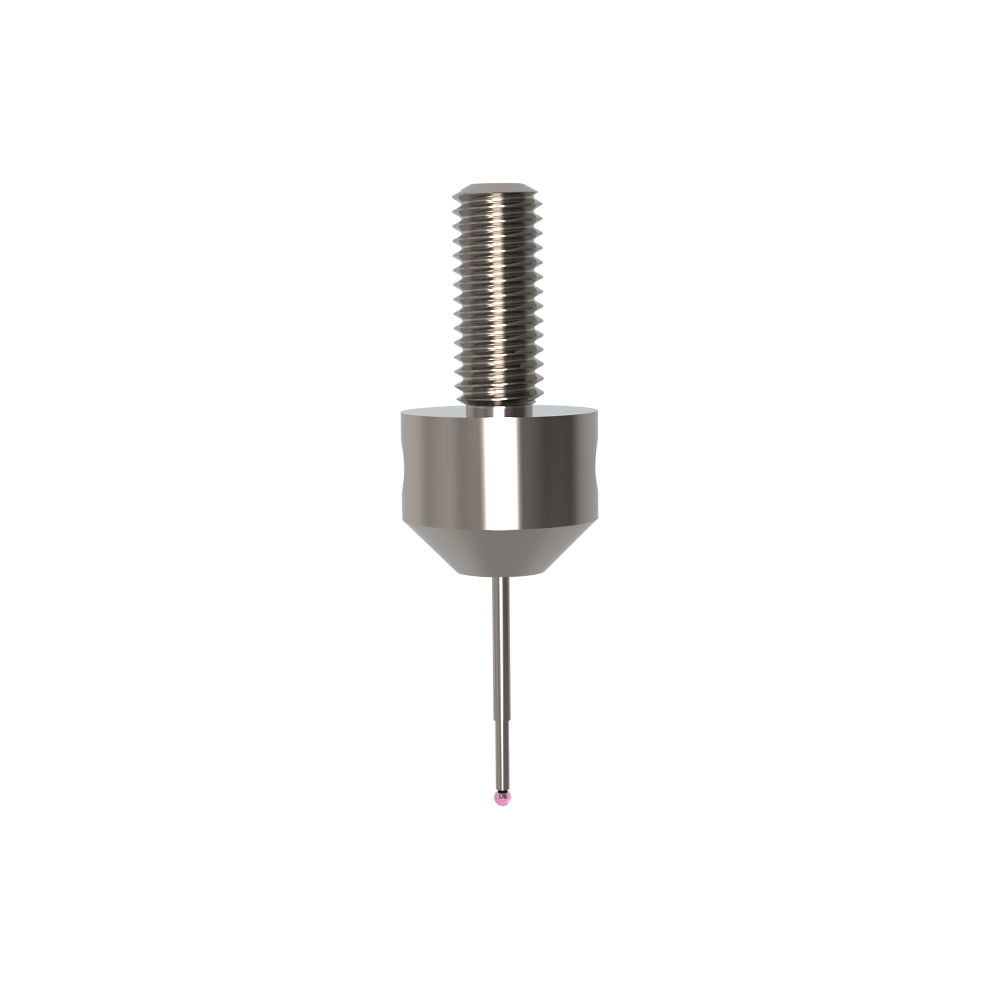 Straight Styli; base: stainless steel; stem: carbide; ball: ruby