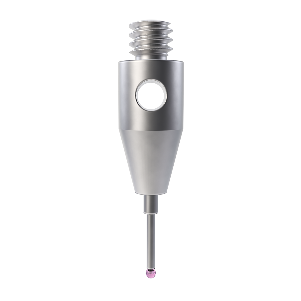 Straight Styli; base: stainless steel; stem: carbide; ball: ruby